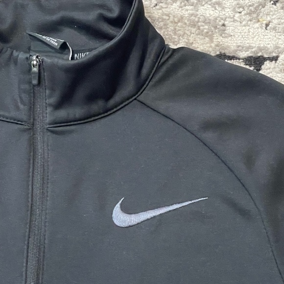 Nike Black DRI-FIT Half-Zip Jacket S - Picture 3 of 8